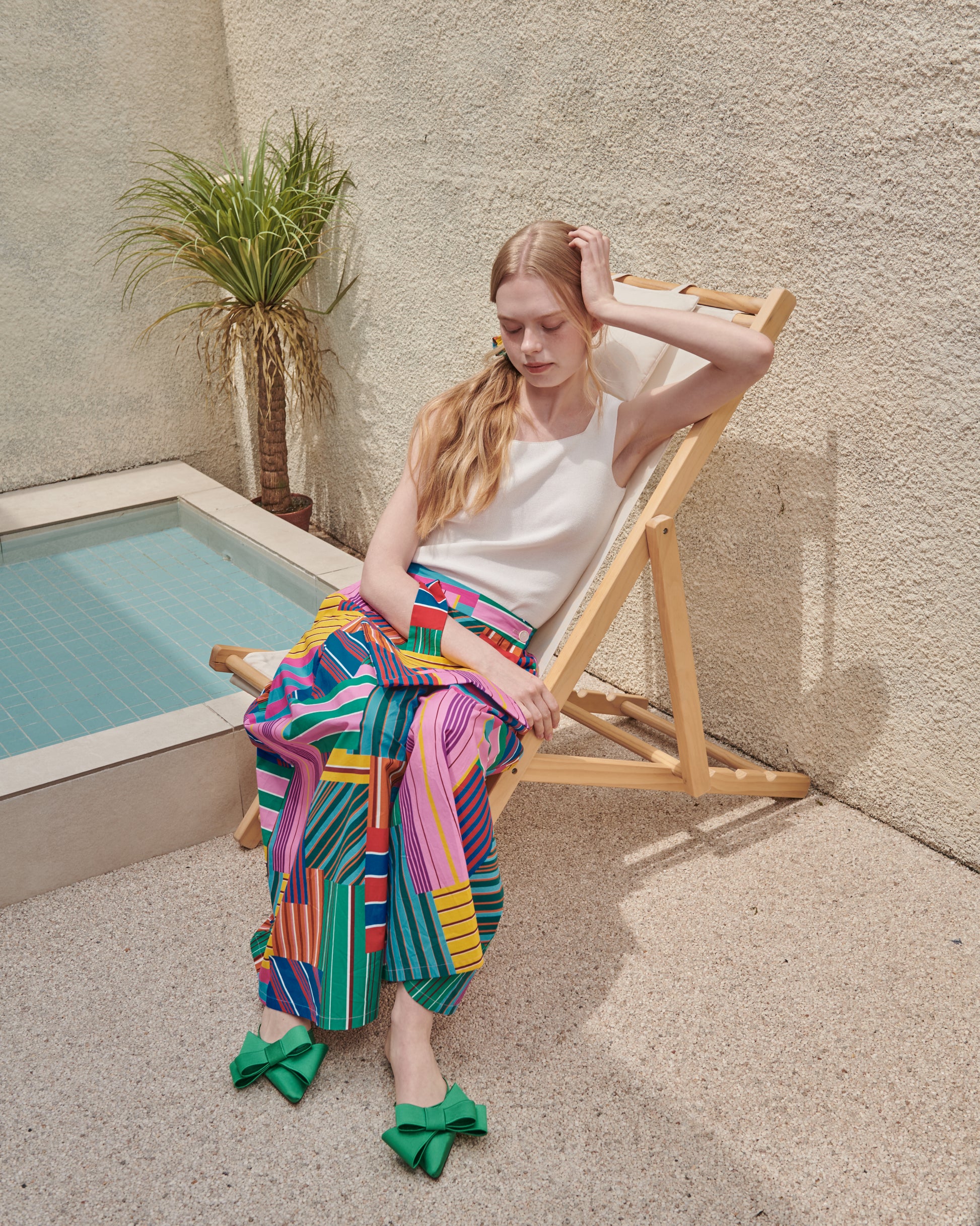 Mosaic Wrap Pants