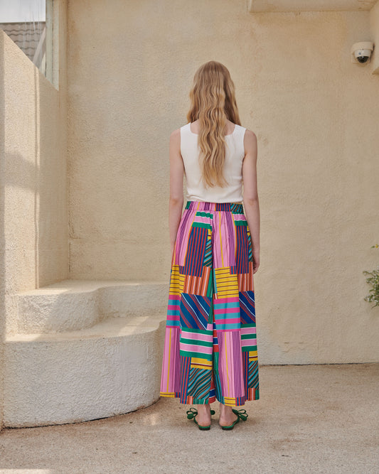 Mosaic Wrap Pants