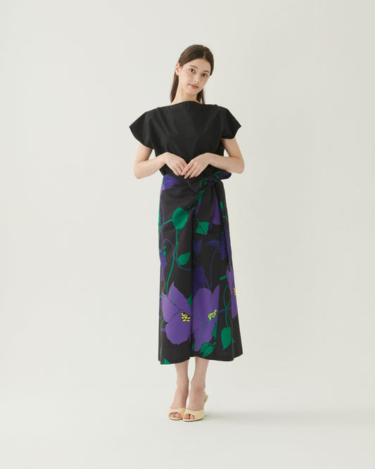 Violet Wrap Skirt