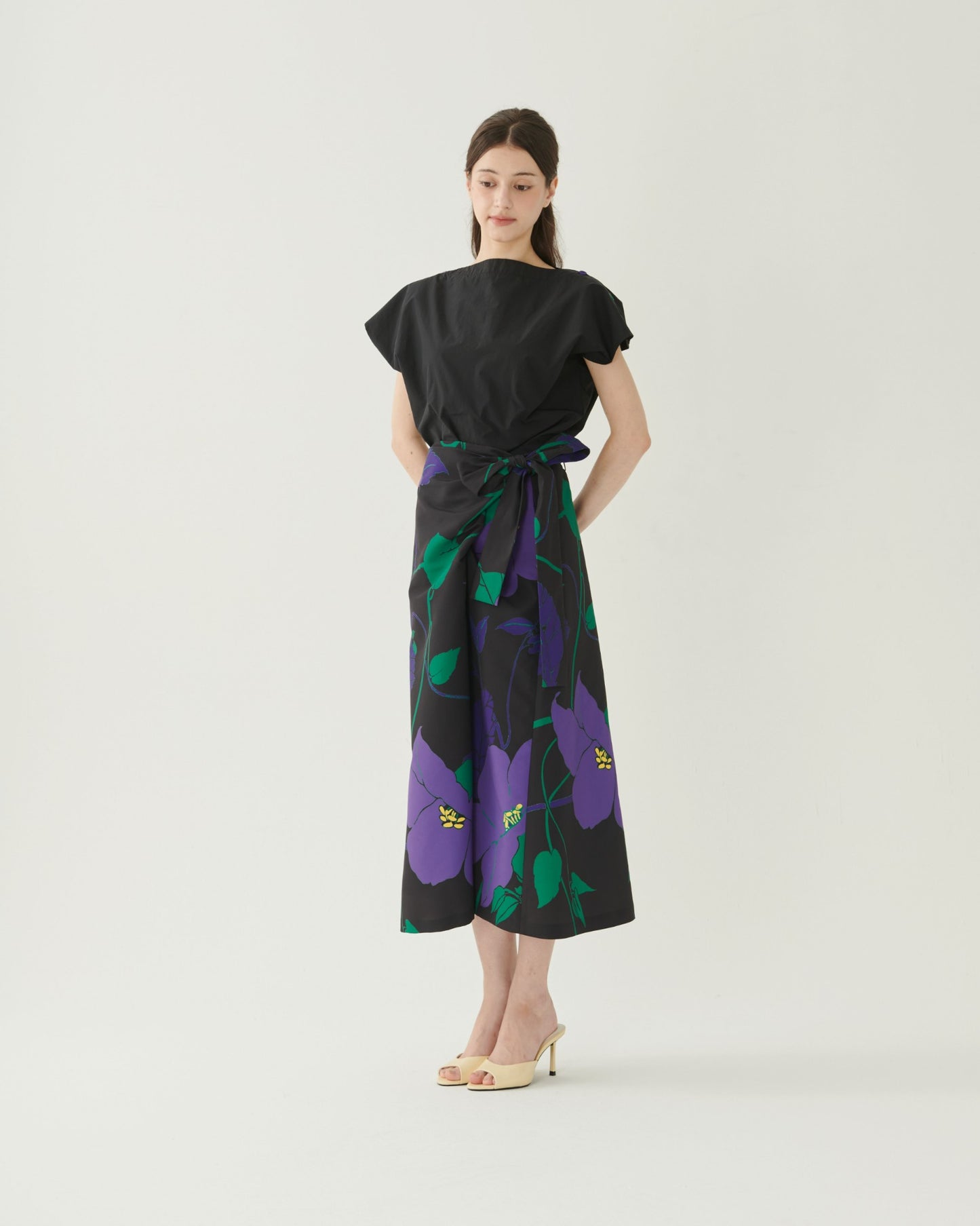 Violet Wrap Skirt