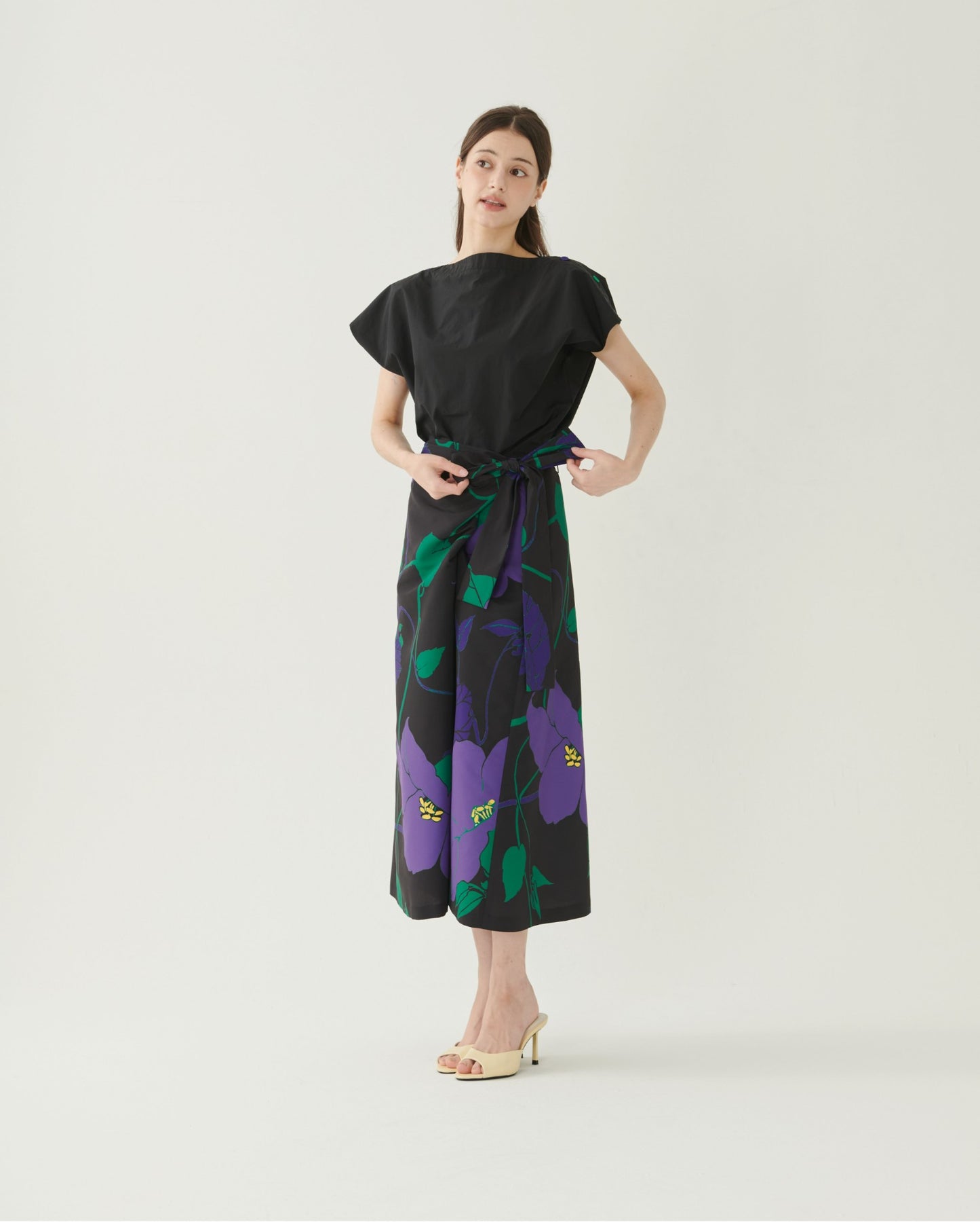 Violet Wrap Skirt