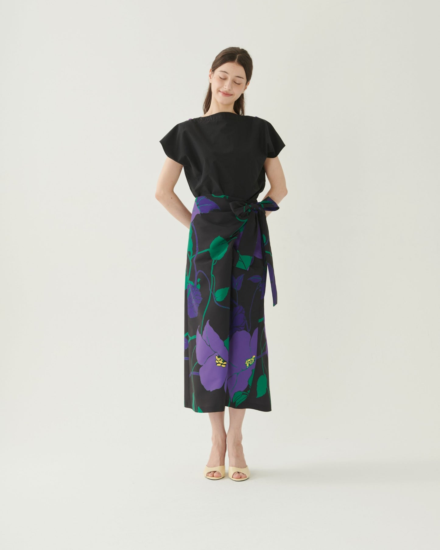 Violet Wrap Skirt