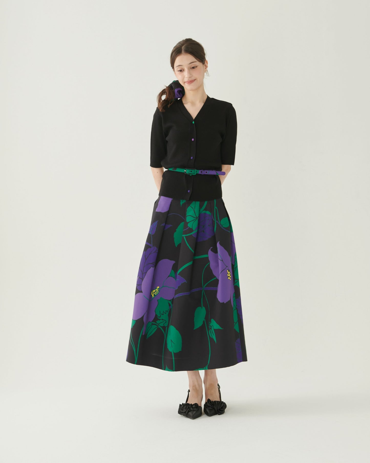 Violet Bloom Skirt