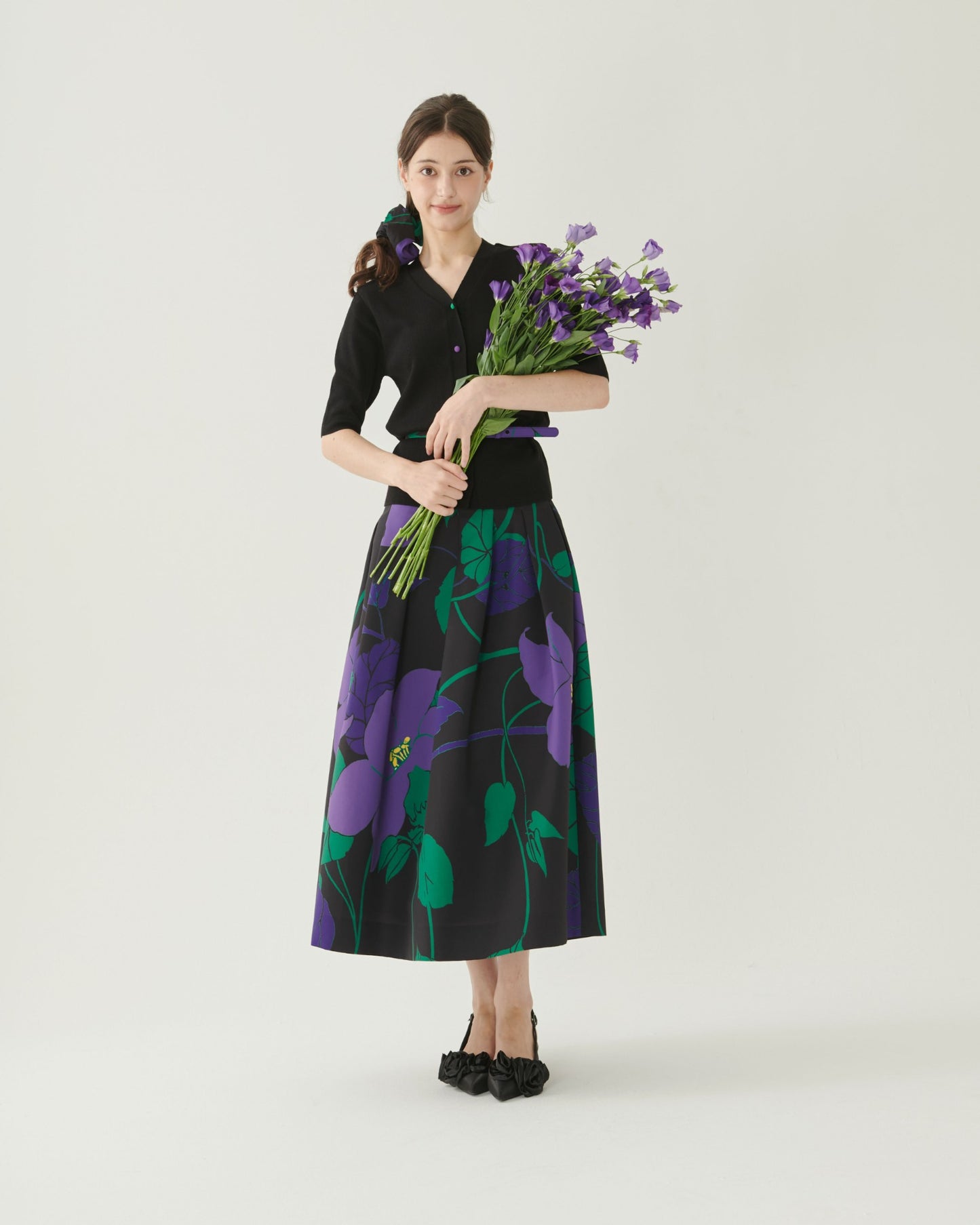 Violet Bloom Skirt