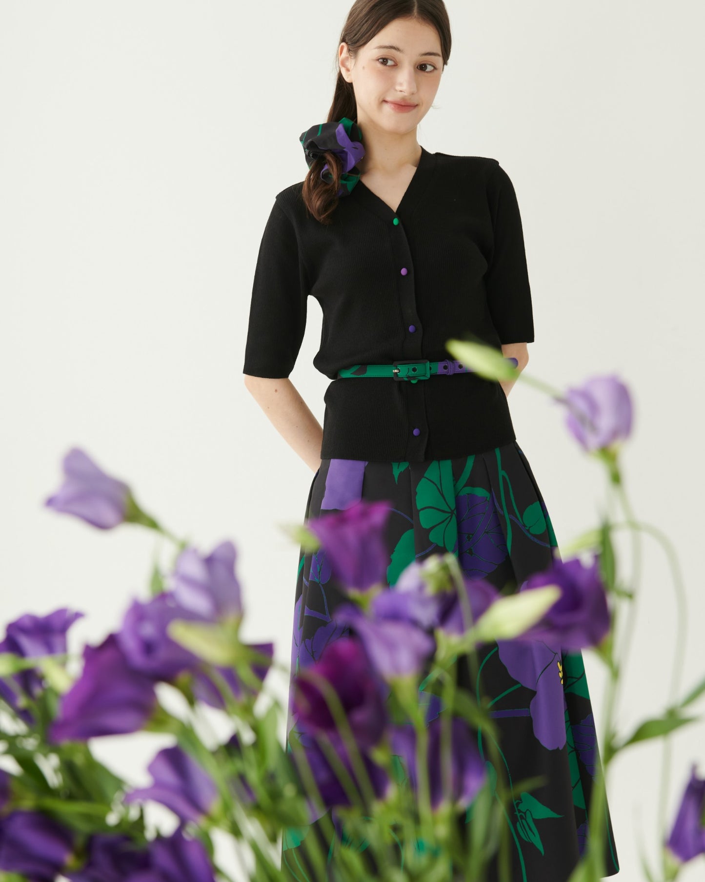 Violet Bloom Skirt