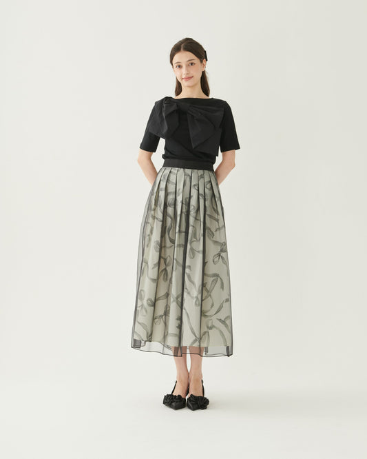 Ribbon Organza Skirt