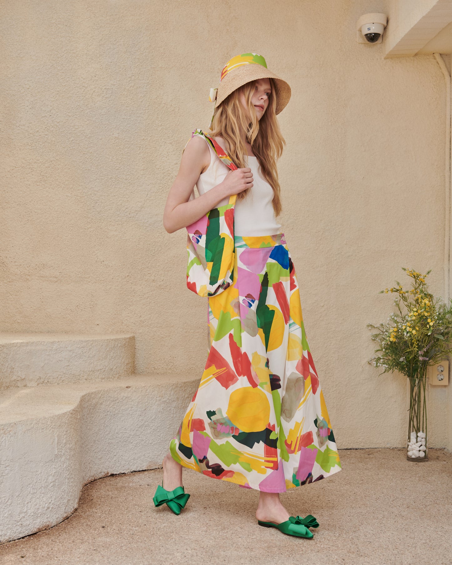 Watercolor Wrap Pants