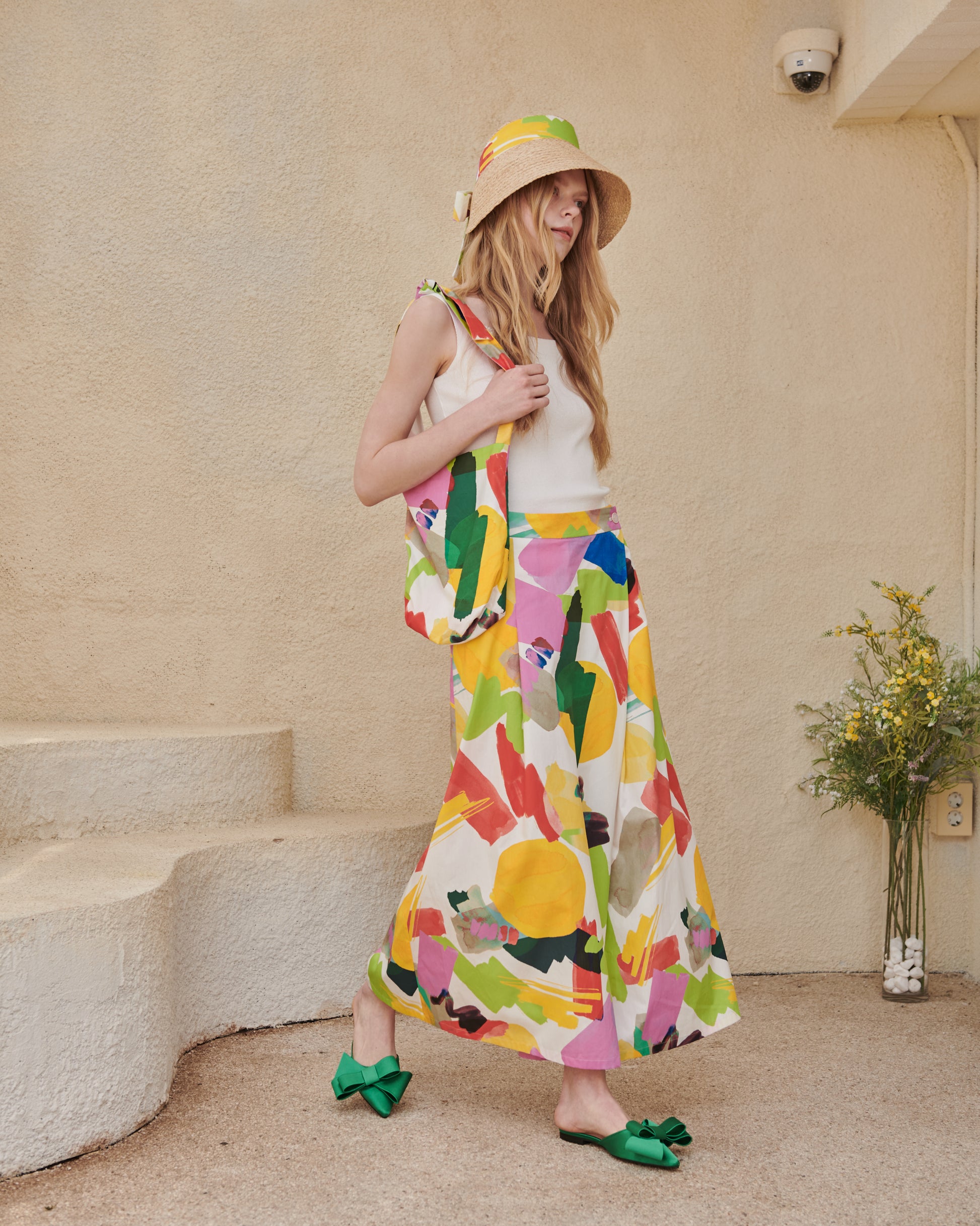 Watercolor Wrap Pants