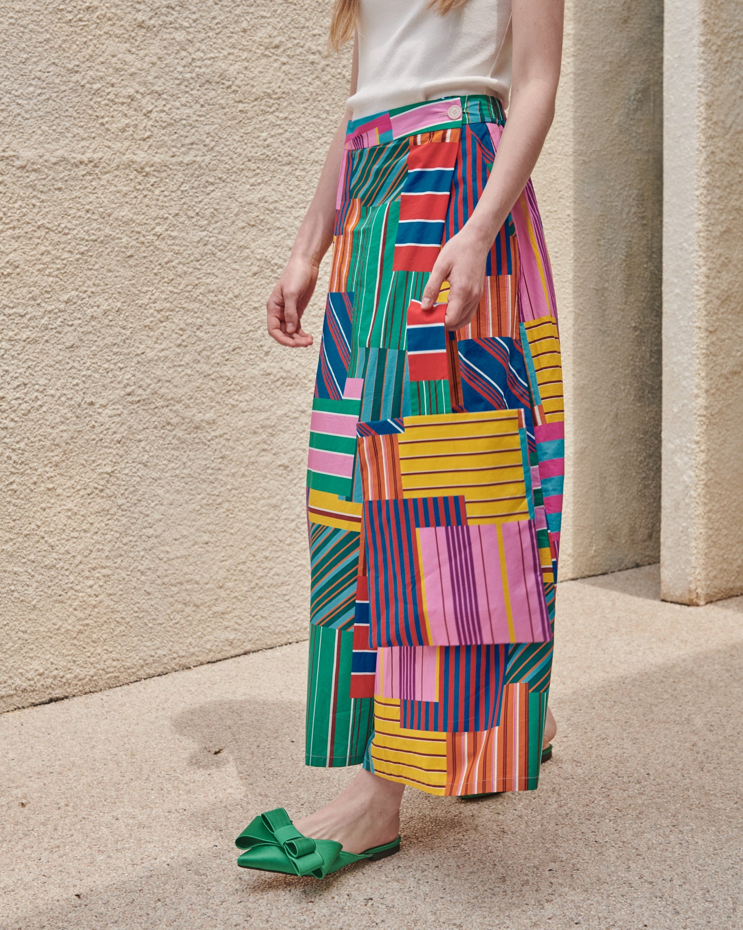 Mosaic Wrap Pants