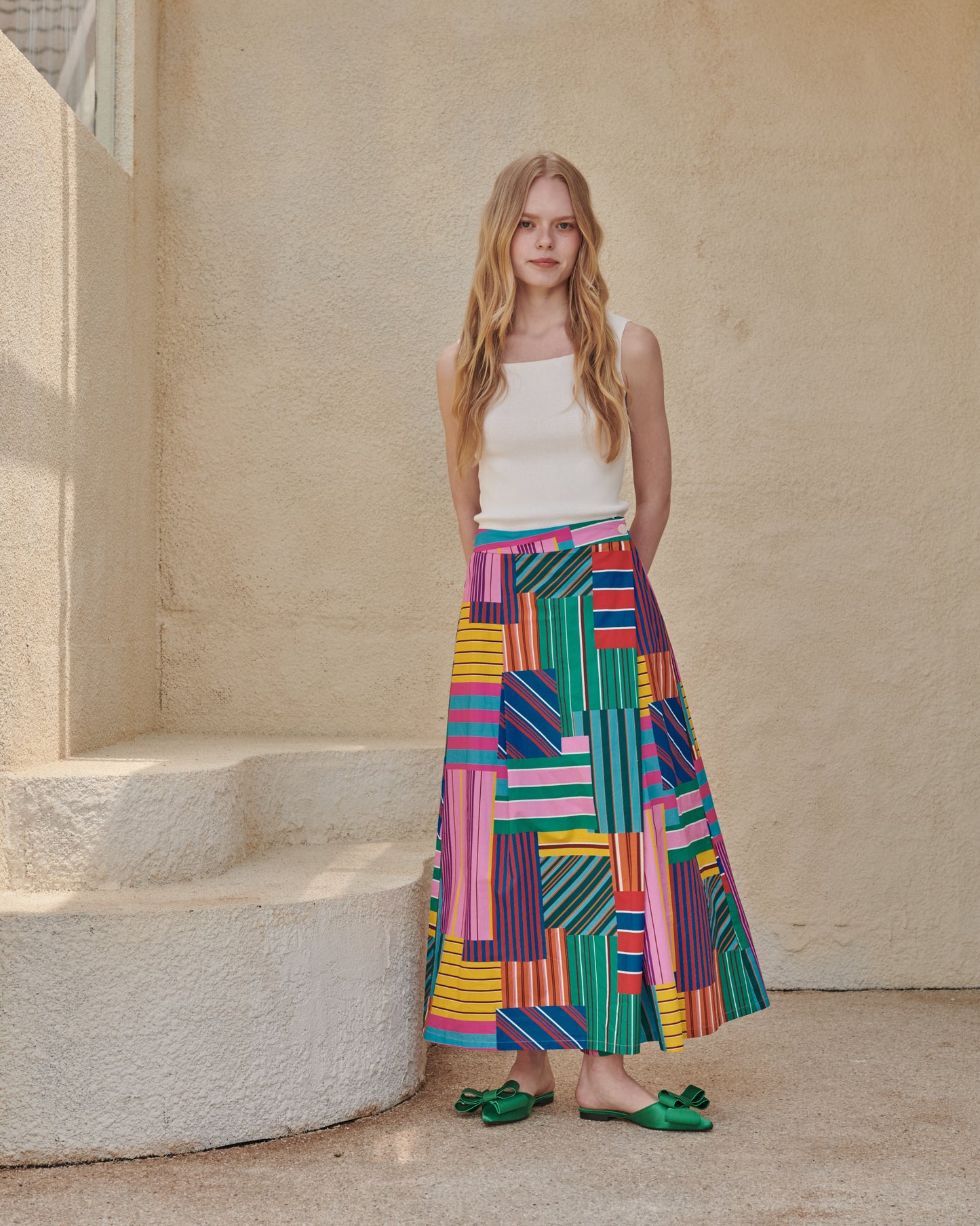 Mosaic Wrap Pants