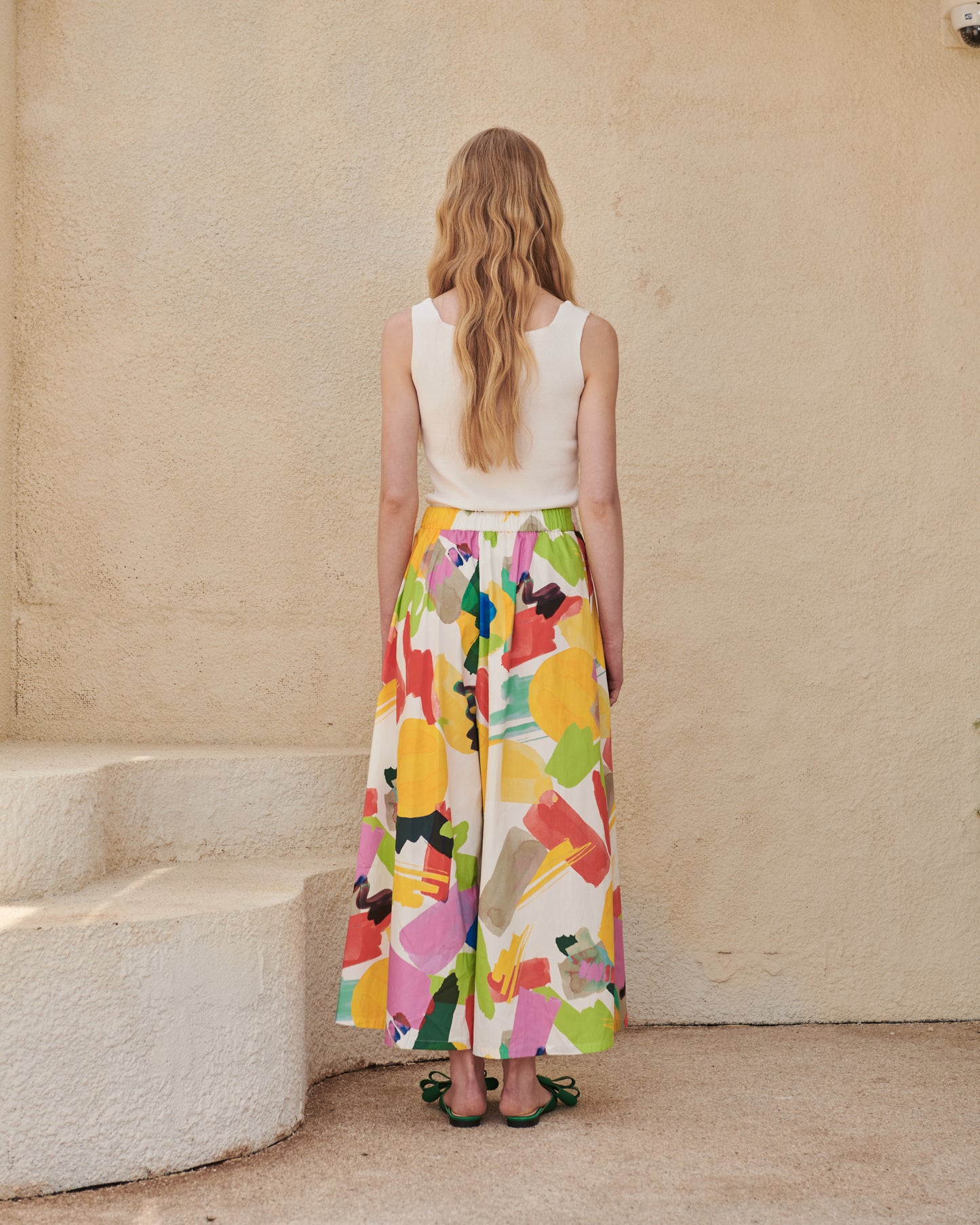 Watercolor Wrap Pants
