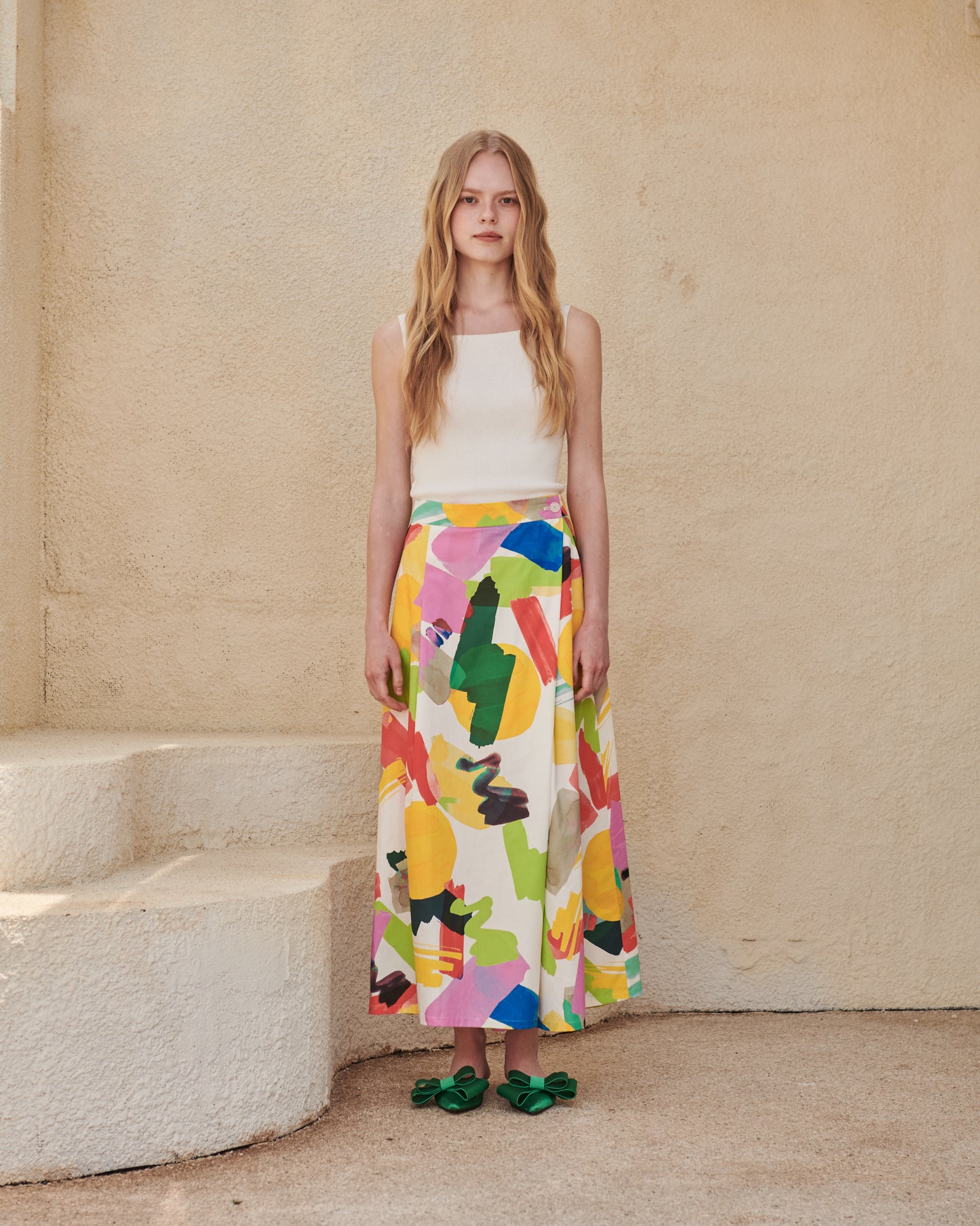 Watercolor Wrap Pants