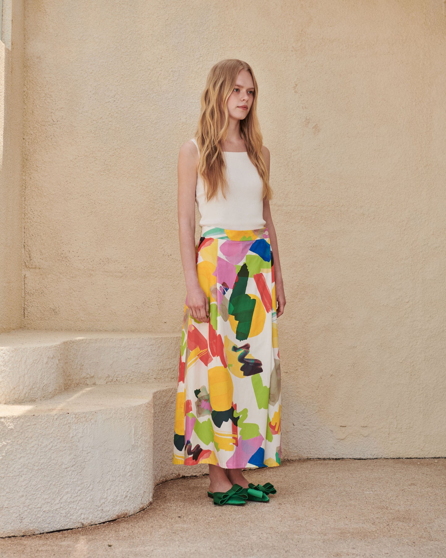 Watercolor Wrap Pants
