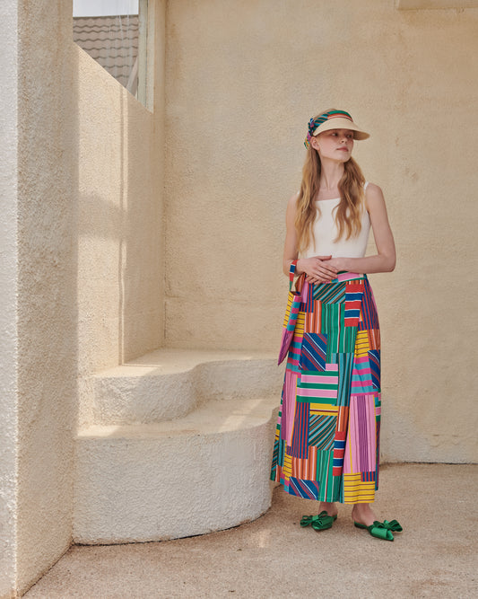 Mosaic Wrap Pants